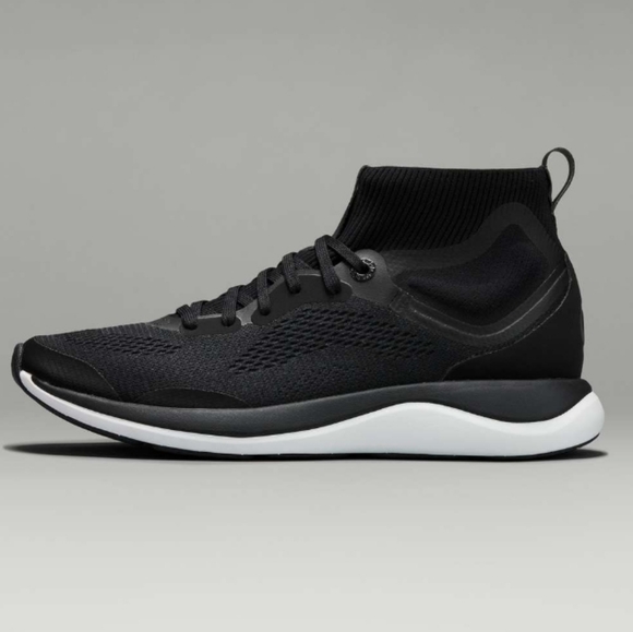 Lululemon Chargefeel Mid Womens Workout Shoe In Black/Anchor/White Size 9.5 - Picture 8 of 17